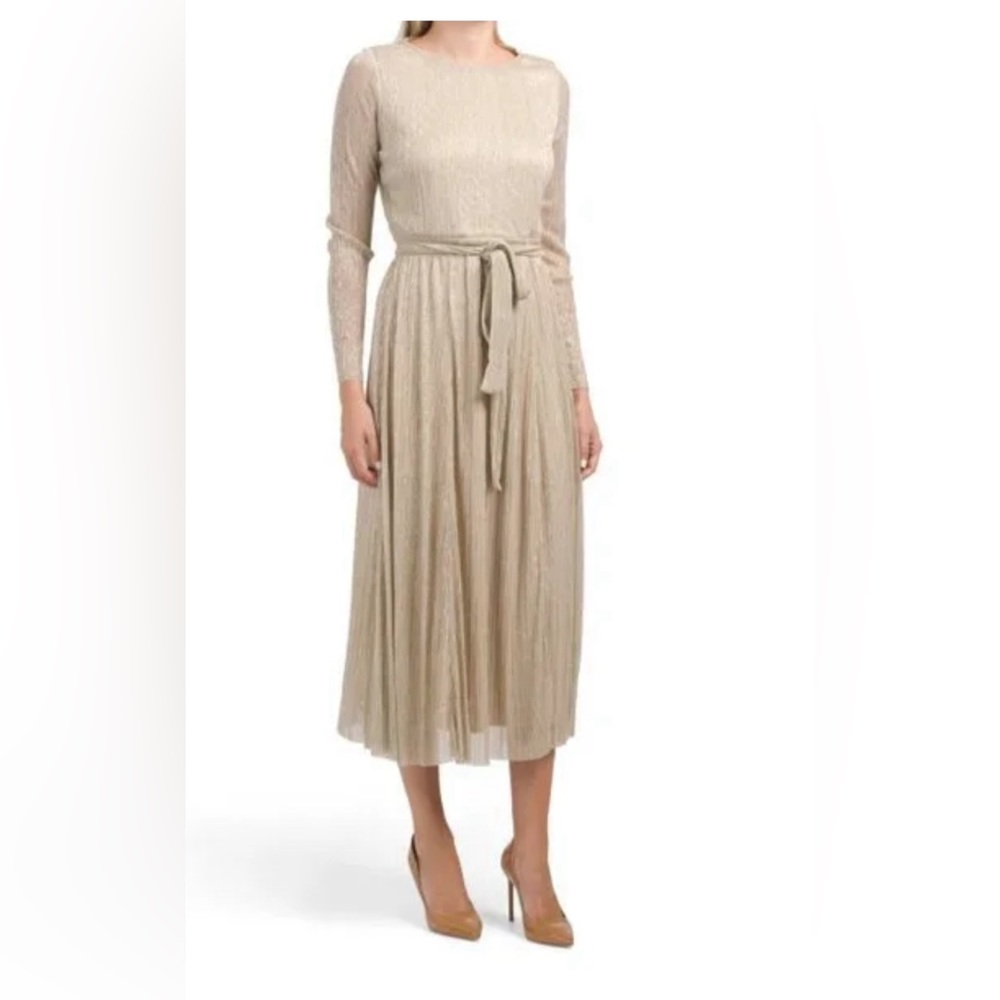 ANNE KLEIN Bella Crinkle Dress Size 12